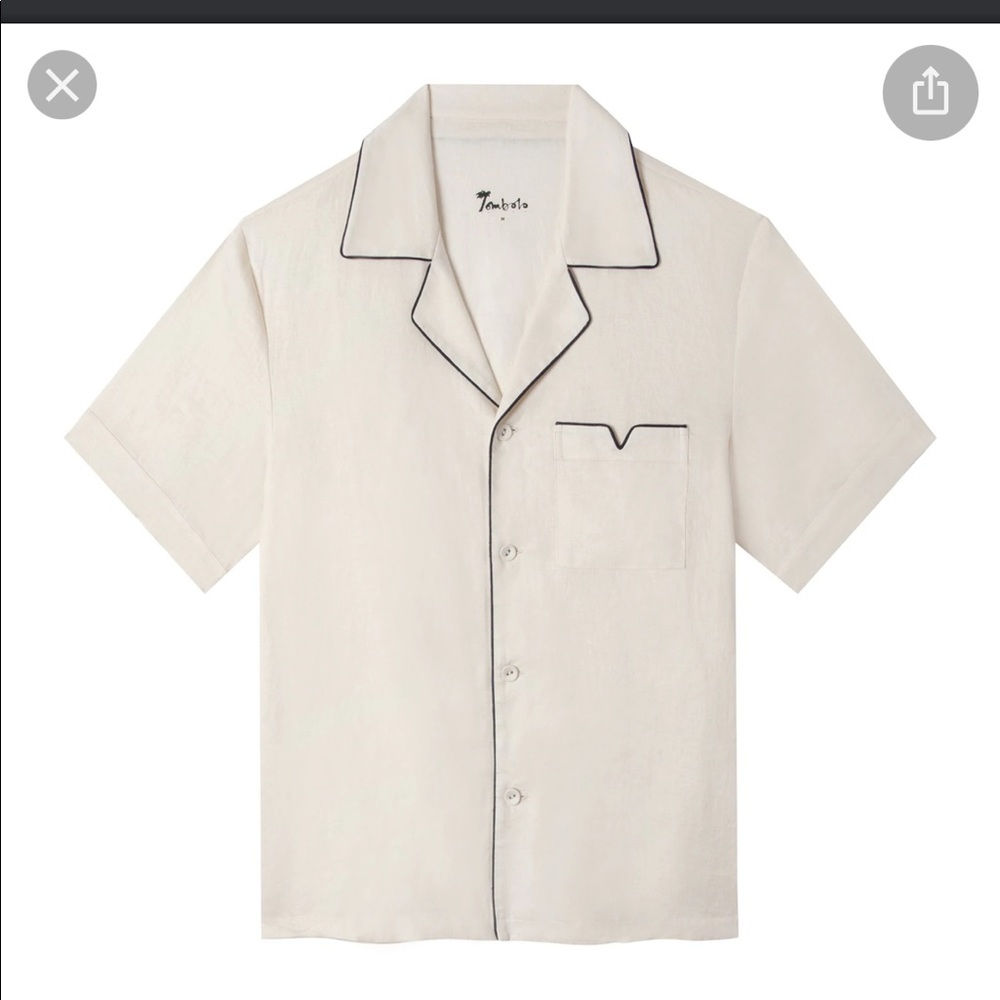 Tombolo white button up 👕
